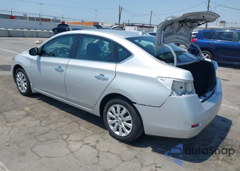 2015 Nissan Sentra Sv из США, поврежденный, VIN 3N1AB7AP8FL695720